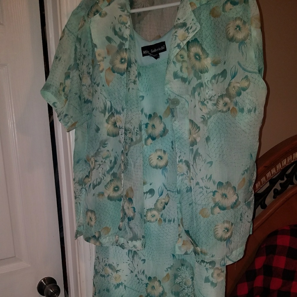 Dress with cover